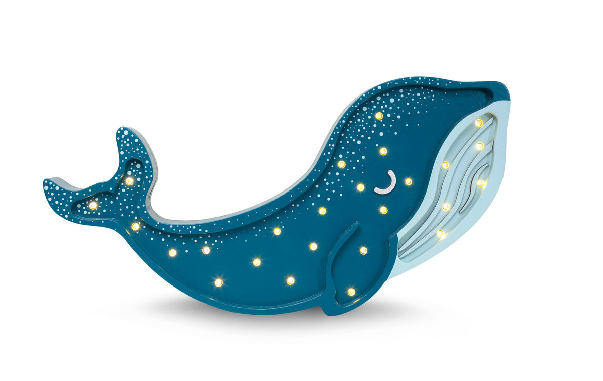 Houten lamp kinderkamer walvis – nachtlamp met dimmer – afbeelding 8