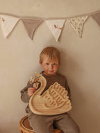Houten lamp kinderkamer zwaan – nachtlamp met dimmer – afbeelding 8