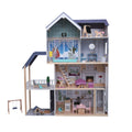 Houten poppenhuis Crystal met ledverlichting