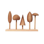 Houten puzzel boomkruinen