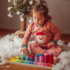 Houten puzzel kleuren en tellen – sorteerspel met cijfers – afbeelding 12
