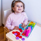 Houten puzzel kleuren en tellen – sorteerspel met cijfers – afbeelding 9
