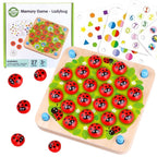Houten puzzel memory lieveheersbeestjes – afbeelding 12
