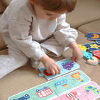 Houten puzzel memory vormen – voelspel met kaarten – afbeelding 5