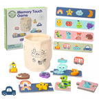 Houten puzzel memory vormen – voelspel met kaarten – afbeelding 7