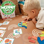 Houten puzzel montessori – vormen leggen met voorbeeldkaarten – afbeelding 10