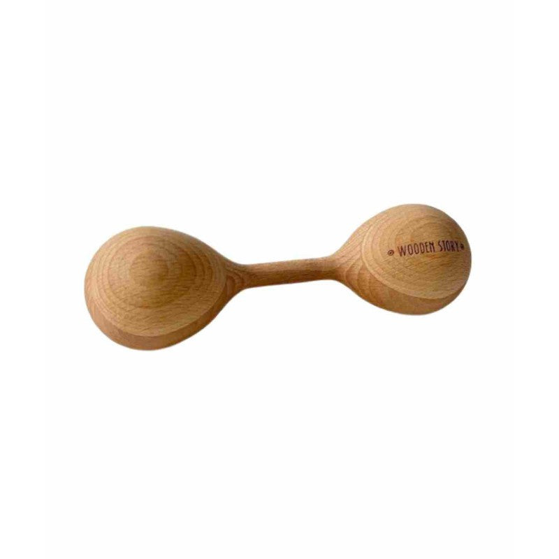 Houten rammelaar leeuwerik