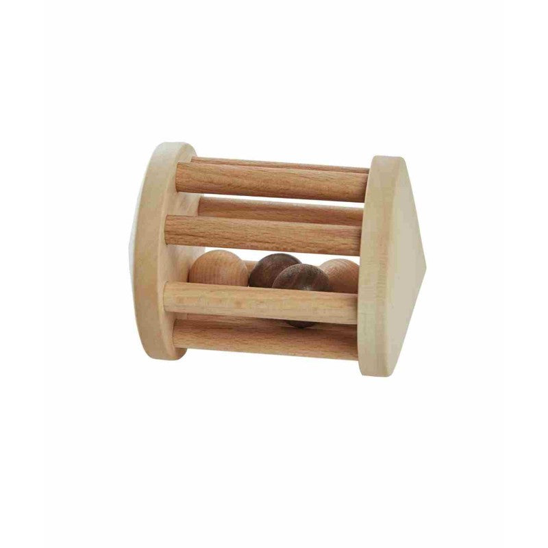Houten rammelaar tortelduif