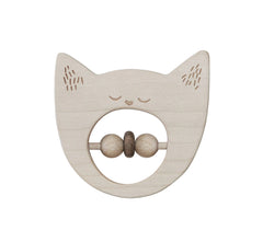 Houten Rammelaar Kat