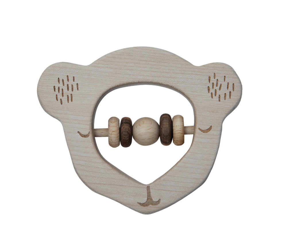 Houten rammelaar koala