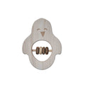 Houten rammelaar pinguïn