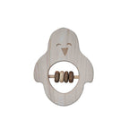 Houten rammelaar pinguïn