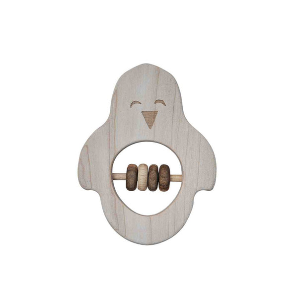 Houten Rammelaar Pinguïn