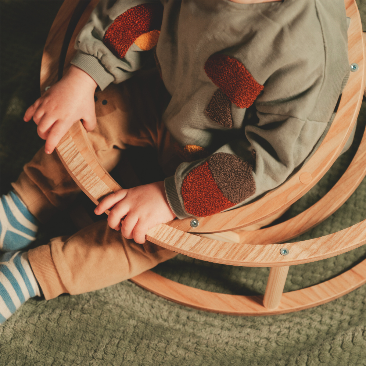 Houten ringen montessori – set van 3 maten – afbeelding 2