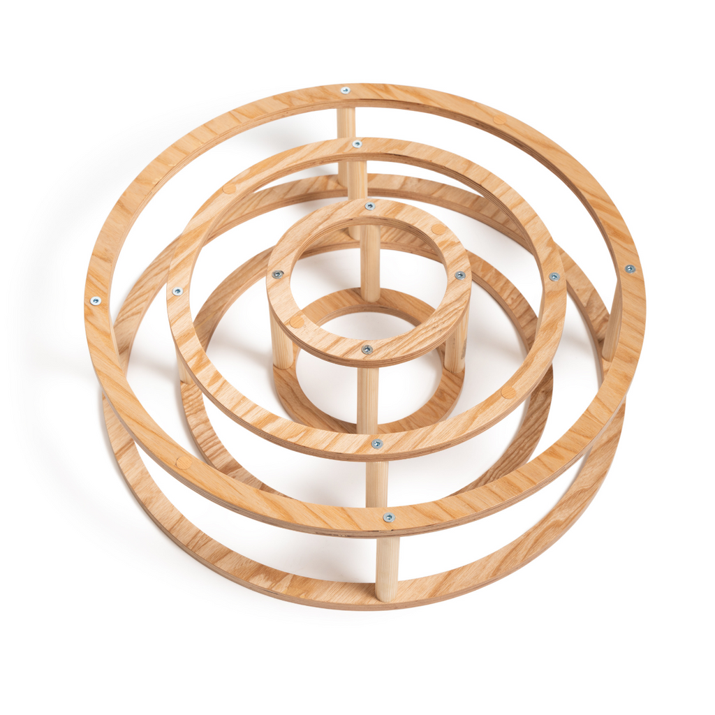 Houten ringen montessori – set van 3 maten – afbeelding 5
