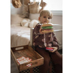 Houten stapelburger met receptkaart – afbeelding 10