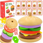 Houten stapelburger met receptkaart – afbeelding 11