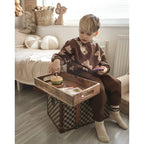 Houten stapelburger met receptkaart – afbeelding 9