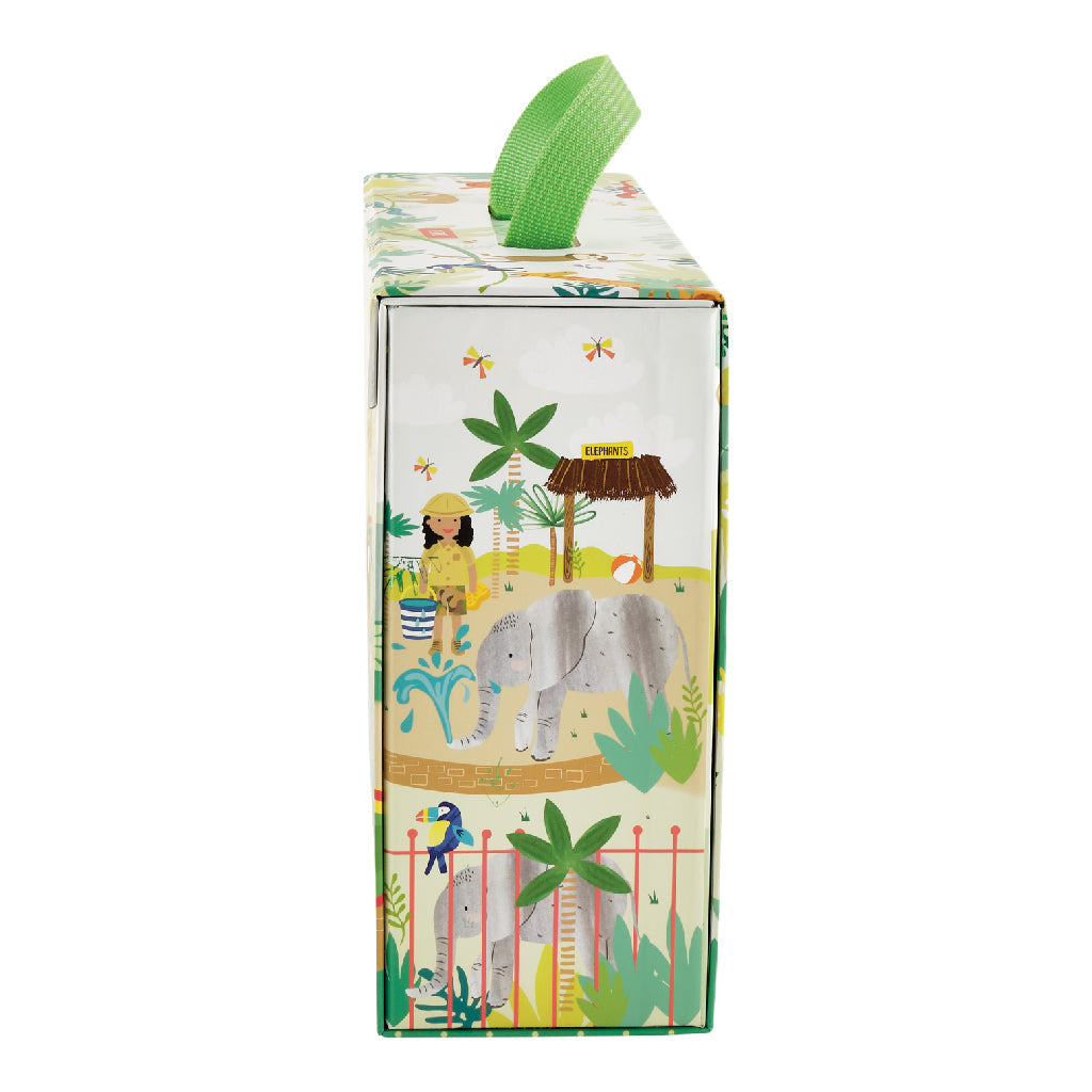 Speeldoos dierentuin met houten figuren – afbeelding 6