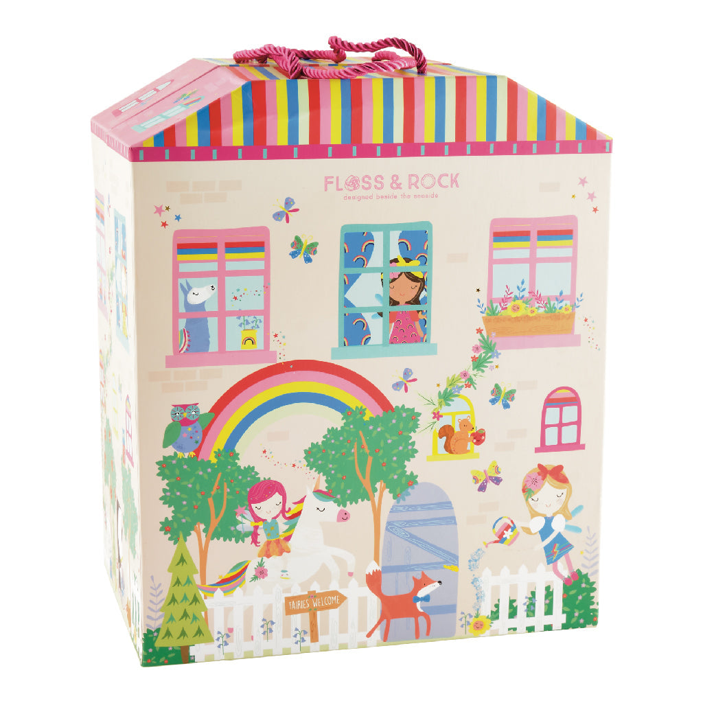 Speeldoos regenboogfee met houten figuren – afbeelding 5