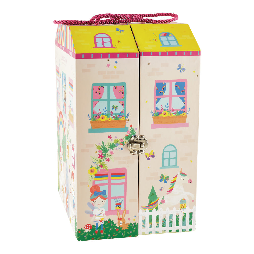 Speeldoos regenboogfee met houten figuren – afbeelding 7