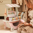Houten speelgoed winkel – ijscokar 3-in-1 pastel – afbeelding 14