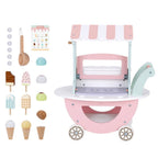 Houten speelgoed winkel – ijscokar 3-in-1 pastel – afbeelding 4