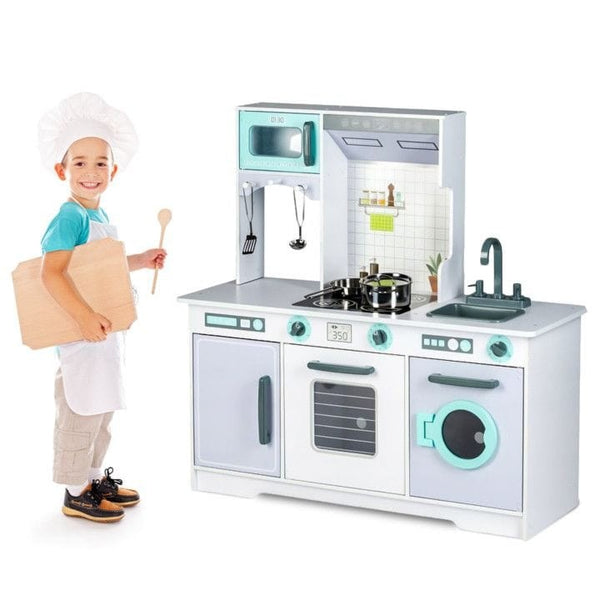 Houten Speelkeuken Groot met Wasmachine