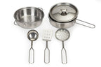 Houten speelkeuken roze met oven, magnetron en accessoires – afbeelding 6