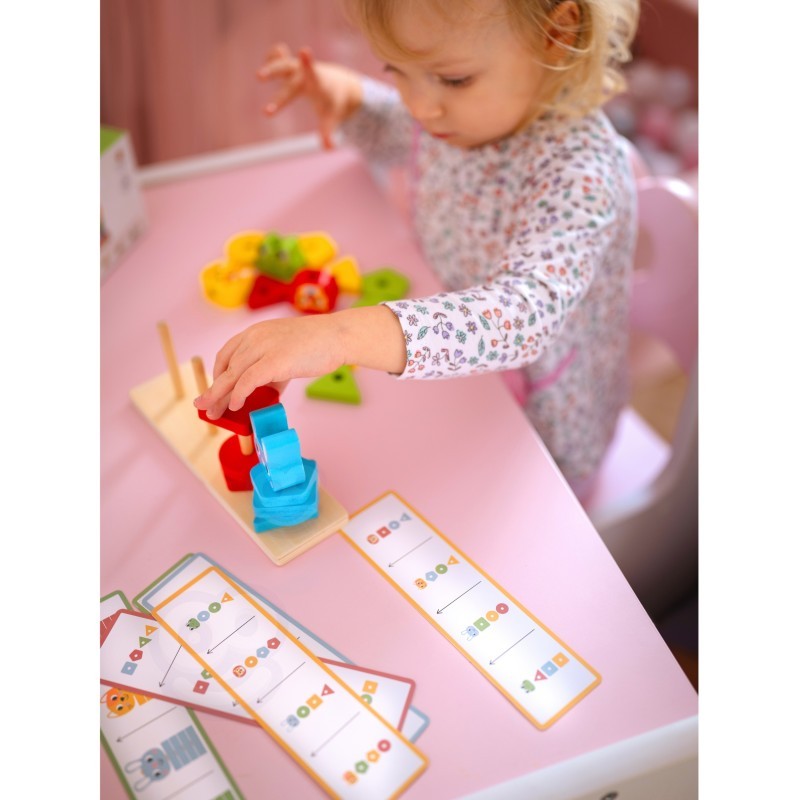 Houten stapelpuzzel met dieren – montessori sorteerspel – afbeelding 14