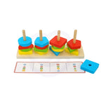 Houten stapelpuzzel met dieren – montessori sorteerspel – afbeelding 6