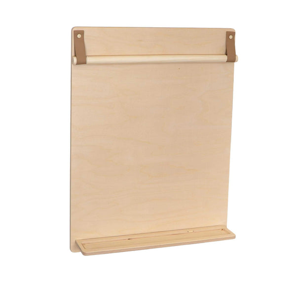 Wandtekenbord met Leren Lussen