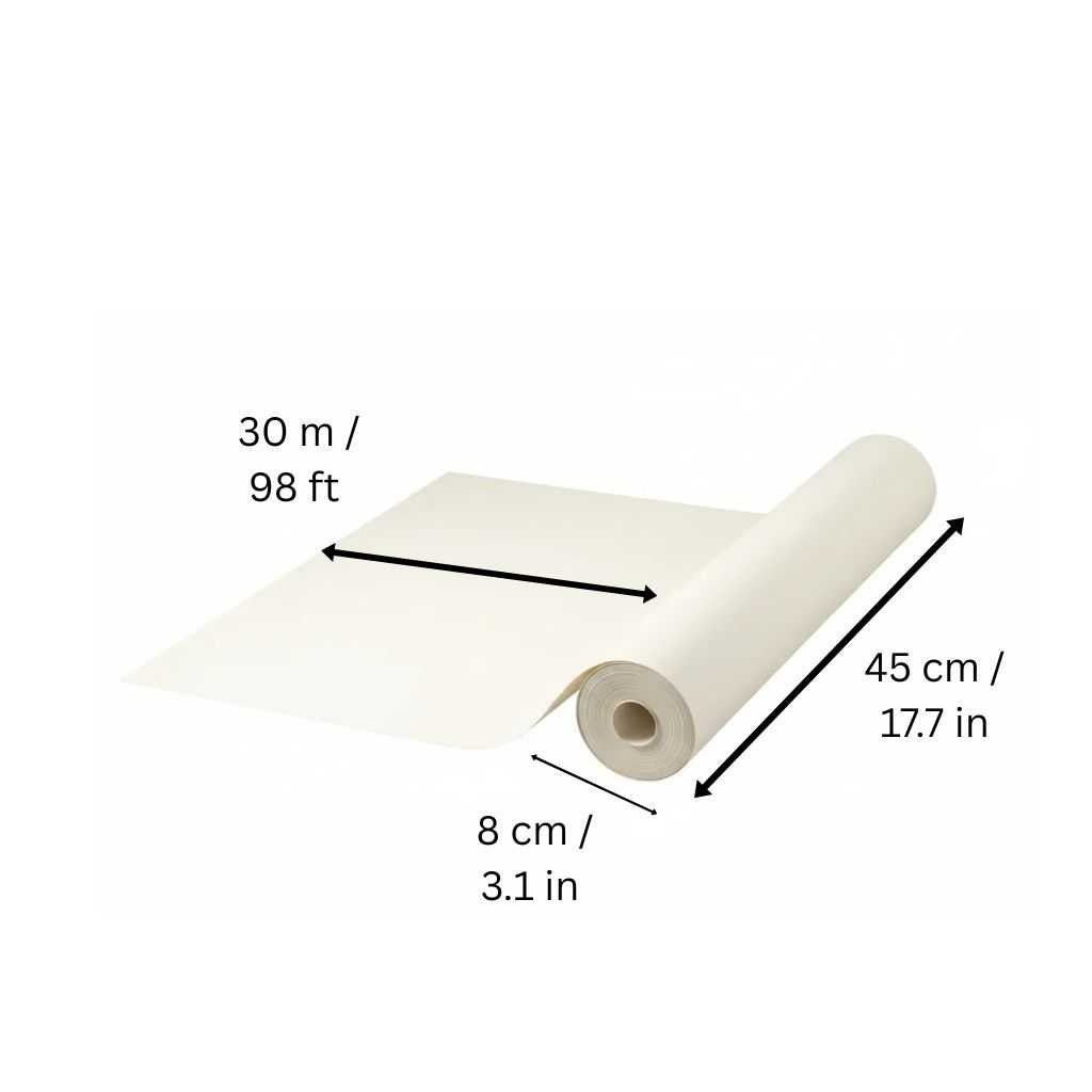 Houten wandtekenbord met papierrolhouder – afbeelding 11