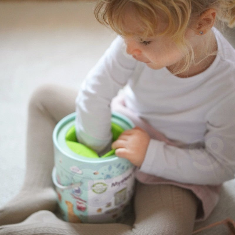 Houten voelspel mystery box – vormen zoeken op de tast – afbeelding 8