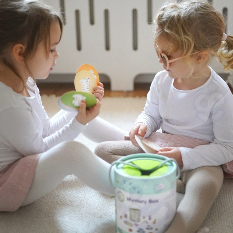 Houten voelspel mystery box – vormen zoeken op de tast – afbeelding 9