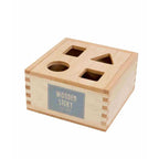 Houten vormendoos naturel met blokjes – afbeelding 2