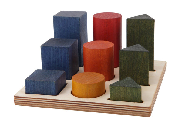Houten Vormensorteerder Kleurrijk XL