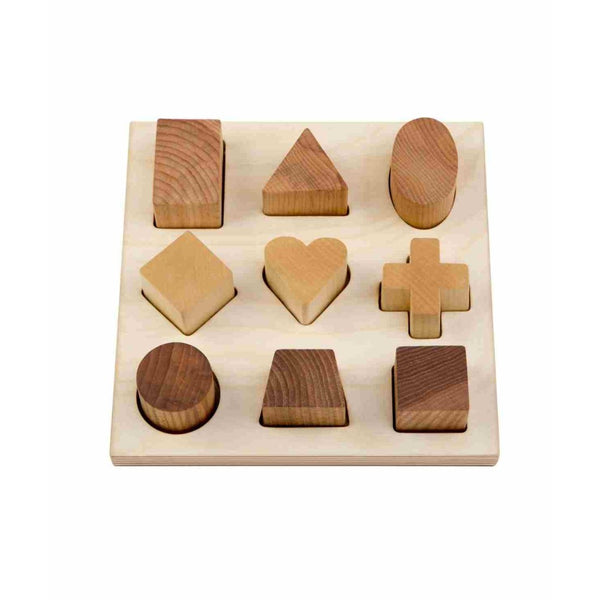 Houten Vormenstoof Naturel