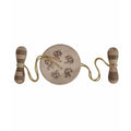 Houten zoemtol met hommels