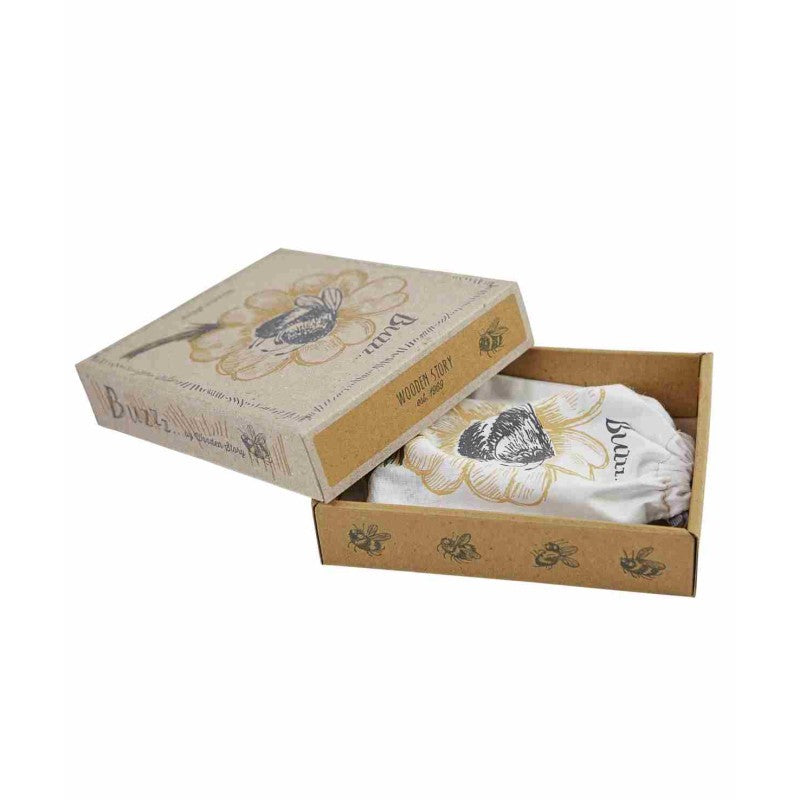 Houten zoemtol met hommels – afbeelding 7