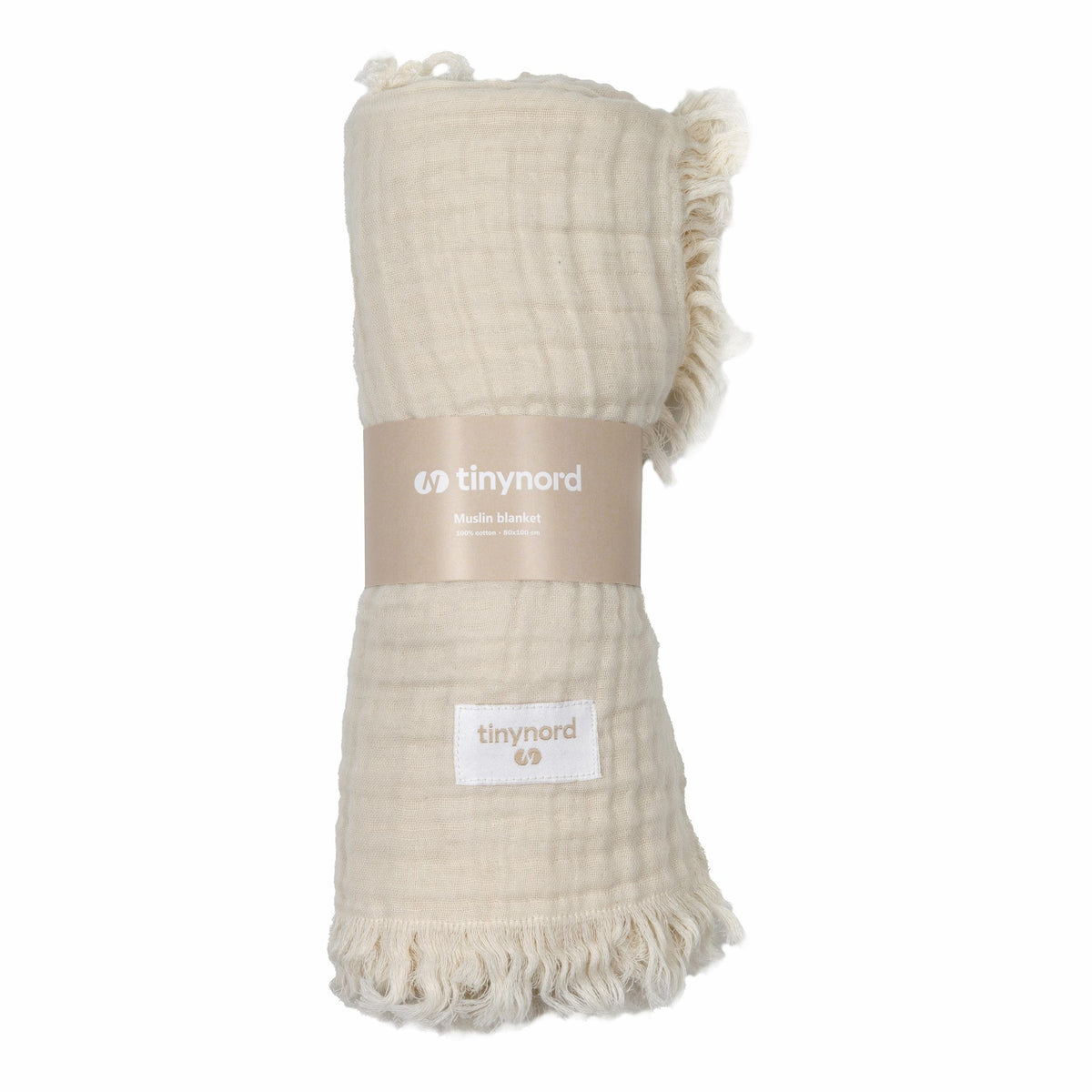 Hydrofiele mousseline deken beige