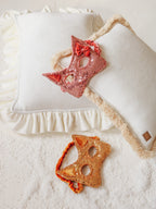 Kattenmasker voor kinderen pailletten roze – afbeelding 5