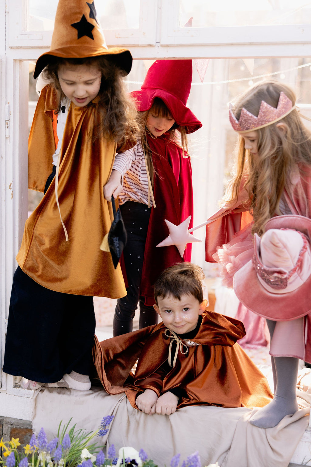 Kattenmasker voor kinderen pailletten roze – afbeelding 9