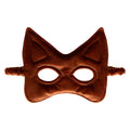 Kattenmasker voor kinderen roestbruin