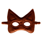 Kattenmasker voor kinderen roestbruin