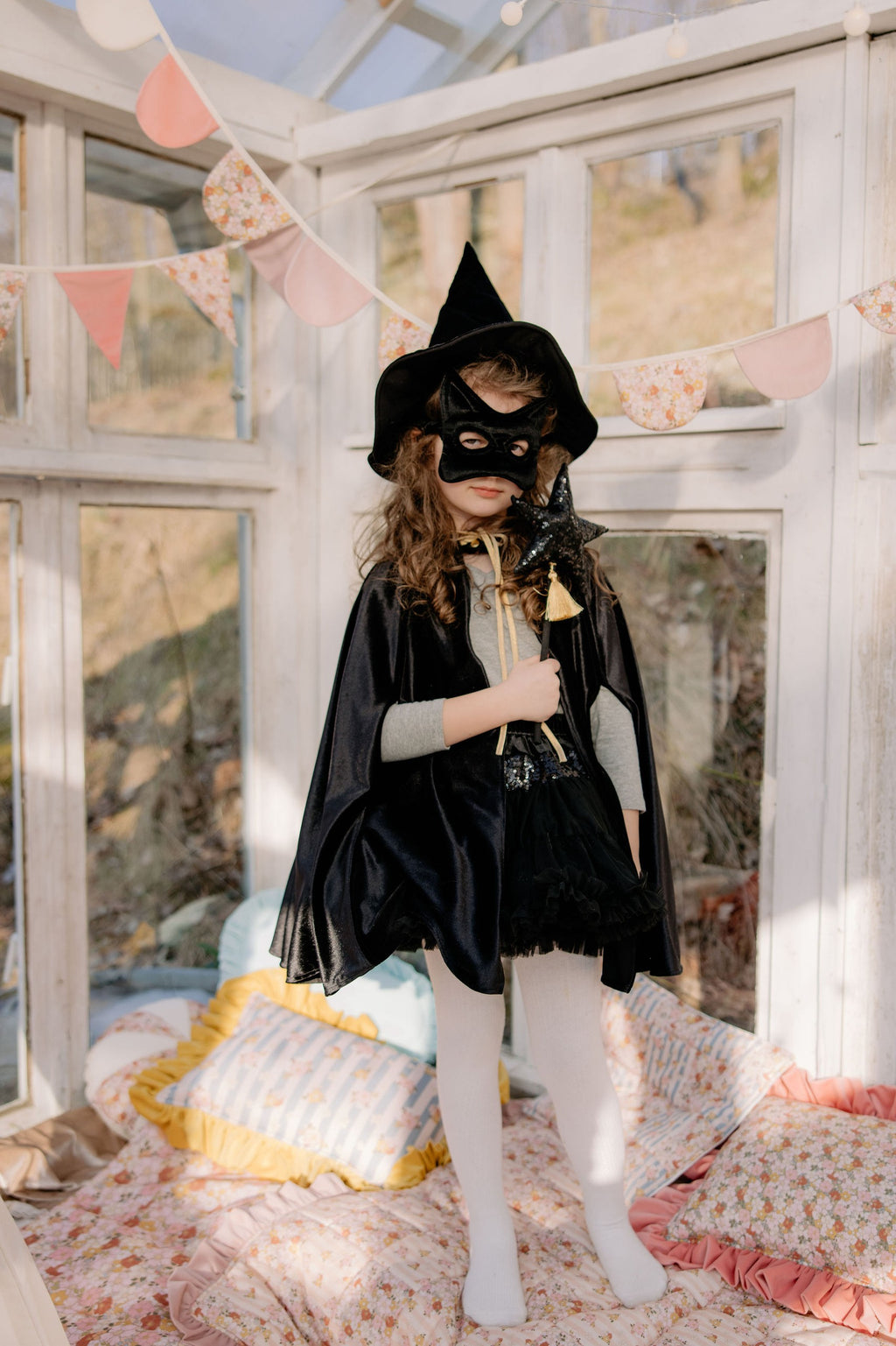 Kattenmasker voor kinderen zwart – afbeelding 7