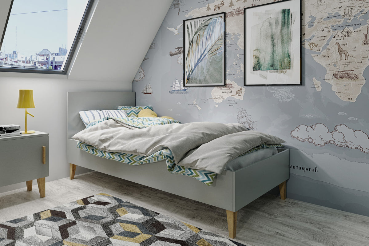 Kinderbed Kubi grijs – afbeelding 5