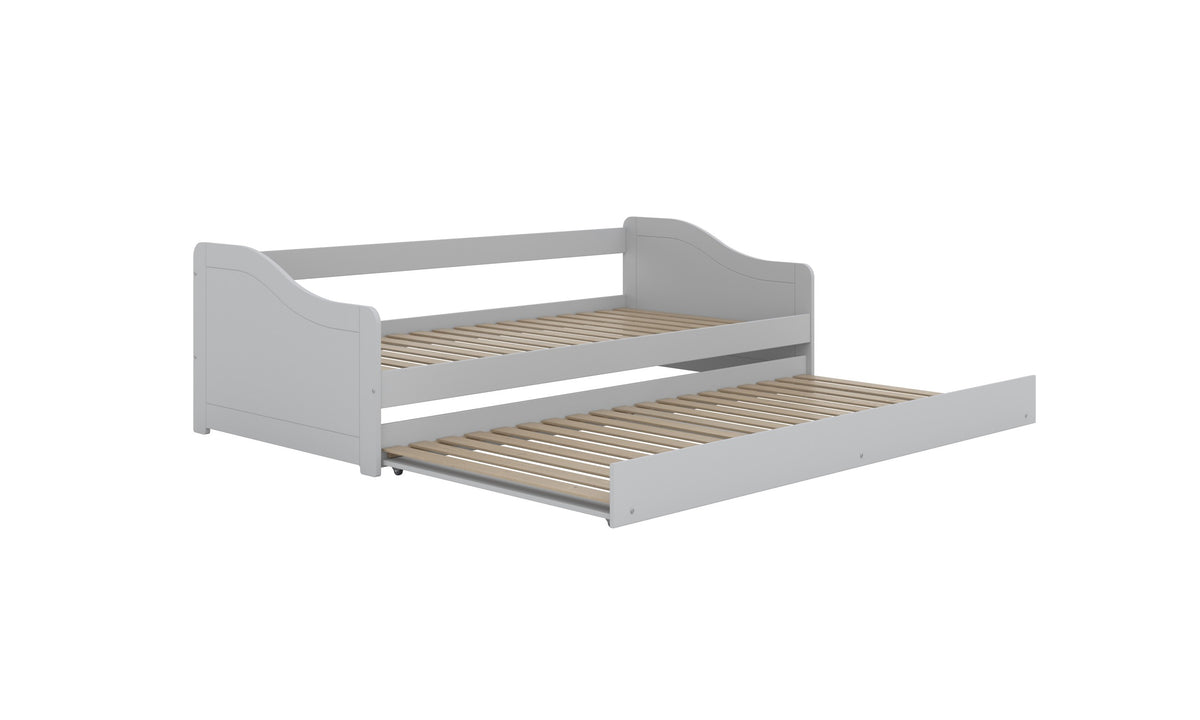 Kinderbed Blanka wit met laden en schappen – afbeelding 3