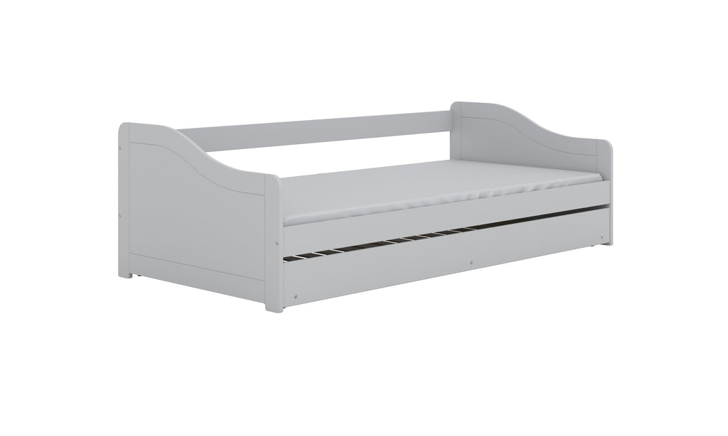 Kinderbed Blanka wit met laden en schappen – afbeelding 4