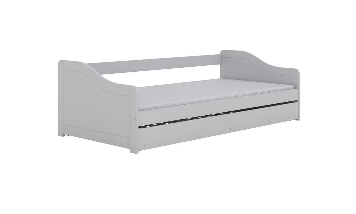 Kinderbed Blanka wit met laden en schappen – afbeelding 4